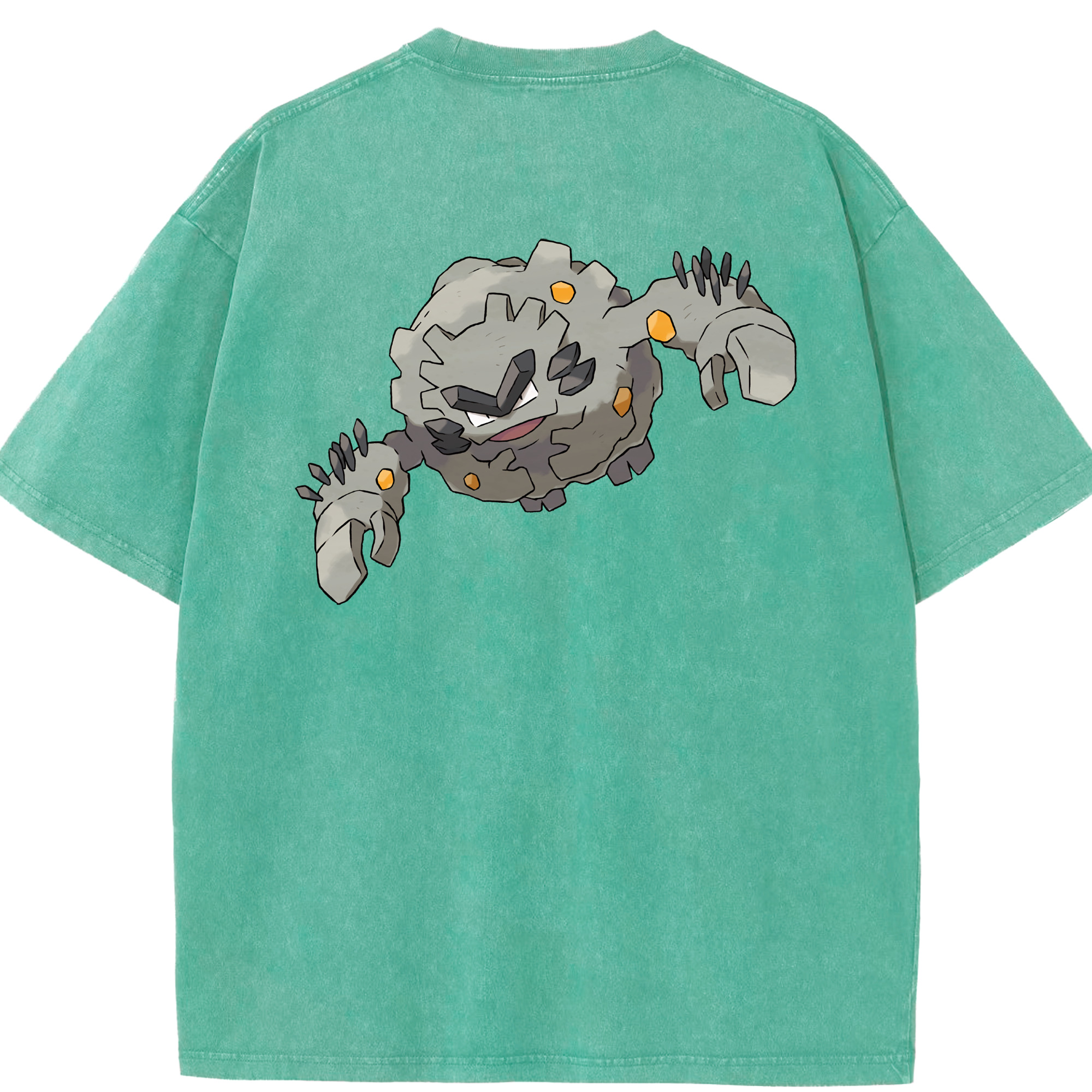 （画像用） ポケットモンスター Pokémon 綿100% ヴィンテージ風 半袖Tシャツ（背面プリント）